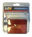 New Boater Sports PN59312 Submersible Amber Led Clearance Light Single Pole. Fixed Price $14.99.
