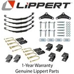 Lippert 3.5K Tandem Axle Susp Kit 2.375" Tube 25-1/4" (2.2K) Leaf Standard Eq. Fixed Price $365.99.