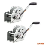 Curt 2X 1.5K Hand-crank Brake Winch With 10.6 Long Handle Combo New 29615. Fixed Price $301.99.