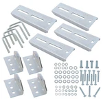 8" Galvanized Swivel Top Bunk Bracket Kit W/ Hardware For Boat Trailer 4 Packs. Fixed Price $34.84.