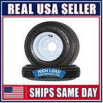 2-PACK Trailer Tire Rim Assembly 480X8 4.80-8 480-8 Load 5 Lug White Wheel. Fixed Price $69.97.
