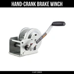 Curt Hand-crank Brake Winch 1,500 Lbs Capacity With 10.6 Handle 29615. Fixed Price $159.99.