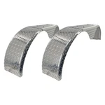 (2) Boat Trailer Tandem Axle Fenders Adjustable Aluminum Diamond Plate Teardrop. Fixed Price $331.28.