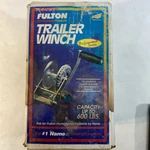 Trailer Winch Lb Capacity Hand Crank Zinc Plate Carbon Steel Fulton T600 Nib. Fixed Price $59.95.