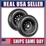 2-PACK Trailer Tire Rim ST205/75D15 Inch Lrc Lug On 4.5 Black Modular Wheel. Fixed Price $199.97.