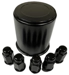 Ecustomrim Black Trailer Wheel Cap Set - Hub Cover 5 Lugs 3.19 Inch Center. Fixed Price $27.61.