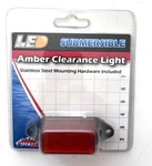 Boater Sports Marine Submersible Trialer Led Amber Clearance Light 59310. Fixed Price $15.44.