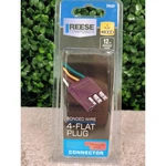 Reese Towpower Flat 12IN Bonded Wire Trailer End Connector Plug 74124. Fixed Price $10.99.