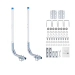 Boat Trailer Guides, 30.5 IN/47.5 Height Poles, 2PCS High-hardness Stee. Fixed Price $76.46.