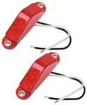 2 Lot Roadpro RP1747R Clearance Marker Light Red Sealed Slim Wire. Fixed Price $20.95.