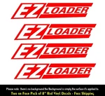 Ez Loader 8" Red Vinyl Decals Truck Boat Trailer Fishing Hull Marine Water Ski. Fixed Price $5.98.