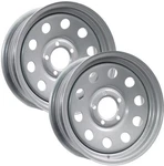 Ecustomrim 2-PACK Boat Trailer Wheels Inch 15X6 Lug Silver Modular. Fixed Price $118.99.