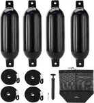 Affordura Boat 4 Pack Bumpers Fenders With Ropes,. Fixed Price $84.78.