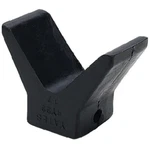 3 Inch Mounting Width Boat Trailer Black Molded Rubber V Bow Stop. Fixed Price $15.99.