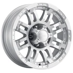 Vision Wheel 375 Warrior Trailer Rim 14X5.5 5X4.50 0MM Marine Paint Silver Mps. Fixed Price $175.52.