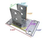 Ez Loader Boat Trailer Spring Hanger Bracket For Aluminum 250-024935-10. Fixed Price $91.95.