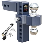 Vullteeon Adjustable Trailer Hitch, Drop For 2.5 Receiver, 8 Inch.... Fixed Price $220.84.