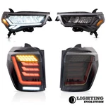 Led Headlights + Tail For 14-22 Toyota 4RUNNER Amber Reflector Smoke Lens. Fixed Price $598.99.