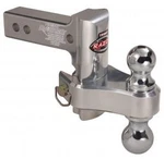 Trimax TRZ4ALRP Aluminum Adjustable Hitch With Dual Ball And Receiver. Fixed Price $229.30.