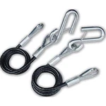 Tie Down 36" Black Vinyl Jacketed Hitch Cables With Hooks 2-PK #59545. Fixed Price $43.77.