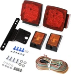 Czc Auto 12V Submersible Led Trailer Tail Light Kit For Under 80 Inch Red. Fixed Price $35.94.