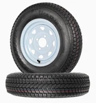 2-PACK Trailer Tire Rim ST175/80D13 Inch Lrc 4 Lug White Spoke Wheel. Fixed Price $179.99.