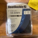 Boatbuckle Kwik-lok Gunwale Tie Down 2" X 16' 1200 Lbs. Fixed Price $19.99.