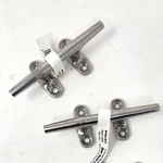 New West Marine Stainless Steel Yacht Cleat 4" Rope Tie Boat Deck Down 2-QTY. Fixed Price $18.00.
