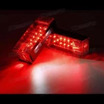 Left+right Led Waterproof Red Trailer Boat Rectangle Stop Turn Submersible Light. Fixed Price $26.99.
