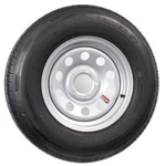 Radial Trailer Tire Rim ST205/75R14 Inch Load Lug Silver Modular Wheel. Fixed Price $132.99.