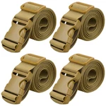 Magarrow 65" 1.5" Utility Straps With Buckle Adjustable, 4-PACK (tan (4-PCS)). Fixed Price $16.85.