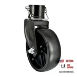Rockane 6" Black Trailer Jack Swivel Caster Wheel Replacement, 1200LBS. Fixed Price $36.85.