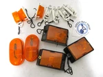 Lot Of 12 Boat Rv Trailer Replacement Amber Side Marker Lights & Mounts. Fixed Price $48.80.