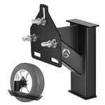 Gadfish Stake Pocket Spare Tire Carrier Mount, 3-NUTS Design Trailer Black. Fixed Price $56.99.
