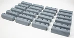 Caliber Bunkwrap Endcaps 2X6" Grey 24/PACK 23074. Fixed Price $46.10.