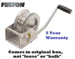 Fulton High-performance Automatic Self-activating 1500 Lb Brake Winch Cable Boat. Fixed Price $233.99.
