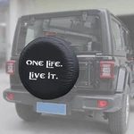 Yoctm Thickening Leather Spare Tire Wheel Cover For Jeep Wrangler Jk Jl Jt Tj.... Fixed Price $39.48.