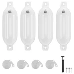 Kemimoto Inflatable Boat Fenders 8.5X27 4 Pack White Docking Bumpers. Fixed Price $209.99.