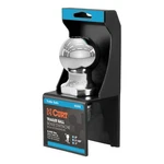 Curt 40066 2" Trailer Ball (1" X 2-1/8" Shank, 6,000 Lbs., Chrome, Packaged). Fixed Price $13.95.