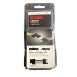 Curt 58381 4-WAY Flat Connector Plug & Socket Durable Rubber-molded W/ 12" Wires. Fixed Price $10.88.