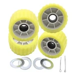 3" Width X 5" Od Boat Trailer Rollers Poly Ribbed Wobble Mounting Hole Diamet.... Fixed Price $65.05.