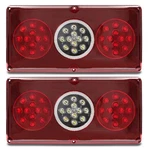 Rv Camper Tail Trailer Triple 36 Leds 2PCS Rectangle Lights Assembly Wi.... Fixed Price $109.69.