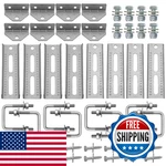 Tengbase 8 Pcs Boat Trailer Bunk Brackets Galvanized Swivel Top Heavy Duty. Fixed Price $132.84.