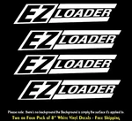 Ez Loader 8" White Vinyl Decals Truck Boat Trailer Fishing Hull Marine Water Ski. Fixed Price $5.98.
