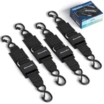 Premium Boat & Jet Ski Trailer Transom Straps Marine Tie Downs Adjustable Via. Fixed Price $95.95.
