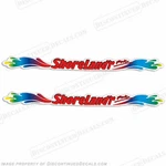 Fits Shorelandr Pwc Boat Trailer Decals - Set Of 2. Fixed Price $74.95.