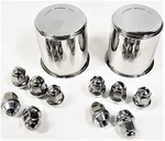 2 Trailer Wheel And Cap Sets - Stainless Hub Cover 10 Lugs 3.19" Center. Fixed Price $49.97.