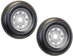 2-PACK Radial Trailer Tire Rim ST185/80R13 Inch Lrc Lug Silver Spoke Wheel. Fixed Price $213.99.