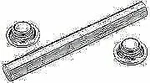 Seachoice 1/2" O.d. Shaft For 4" (10.46CM) Roller. Fixed Price $16.23.