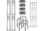 Extreme Max 3006.7084 12" Galvanized Swivel-top Bunk Bracket For 3X3 Trailer 4PK. Fixed Price $81.03.